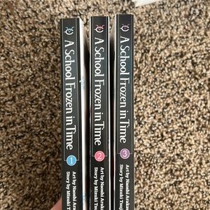 A school frozen in time manga. Volume 1,2, and 3